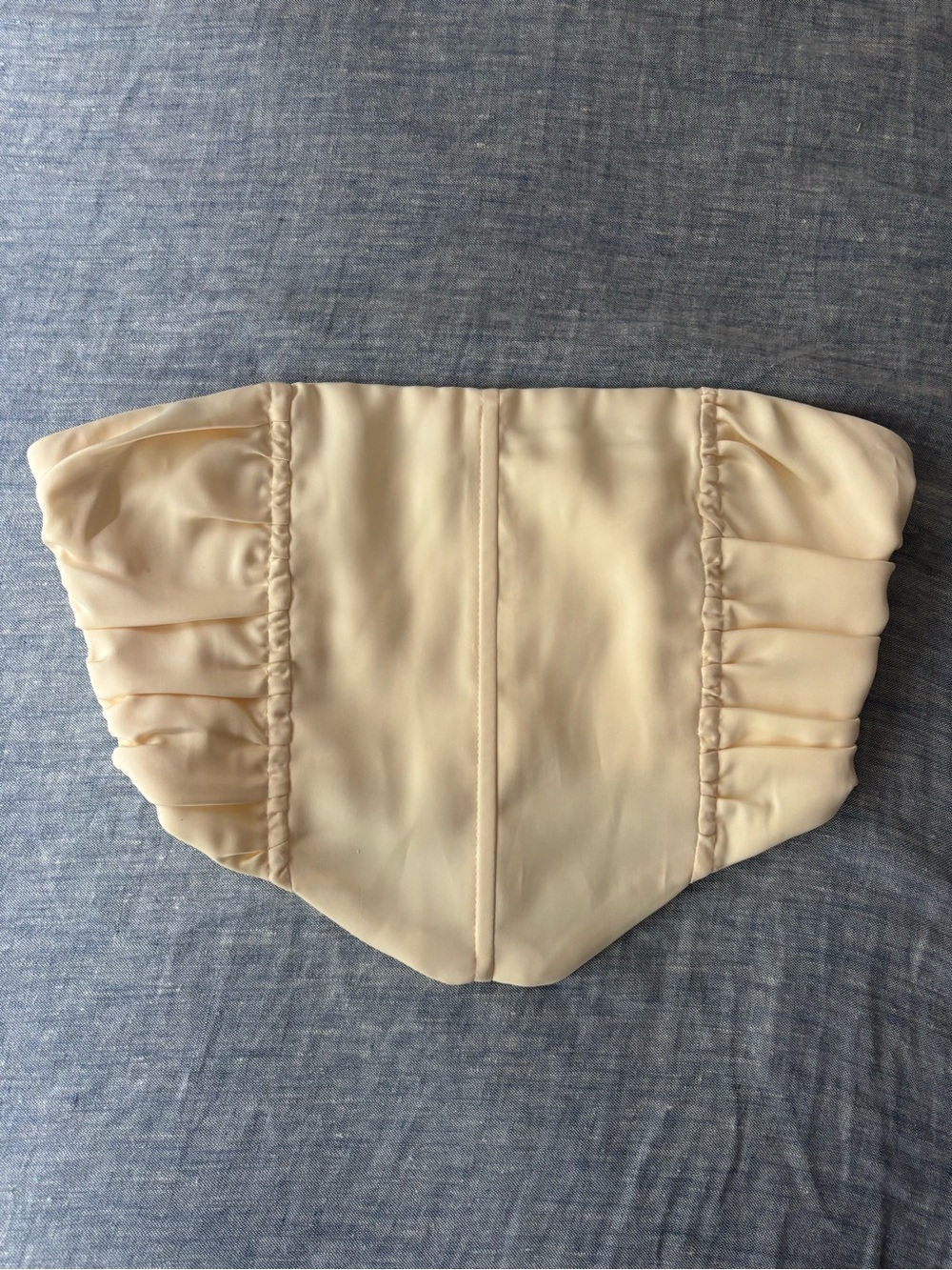 Peppermayo cropped corset/bustier crop top with exposed zipper back